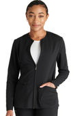 Cherokee Women's 2 Pocket Zip Front Scrub Jacket CK356A