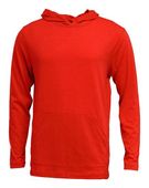 BAW Adult Long Sleeve Soft-Tek Hoodie PC108 RED Primary