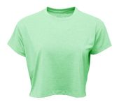BAW Womens Short Sleeve Crop T-Shirt PC155 BAHAMA MINT Primary