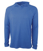 Charles River Apparel Cayak Lightweight Stretch Hoodie 1537 BLUE HEATHER Primary