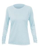 Anetik Women's Breeze Tech Long Sleeve T-Shirt WSBRZL0 SKY HEATHERED Primary
