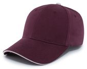 Adult, Adjustable Fit, Low Profile,Truicker/Baseball Cap w/Sandwich Bill ( Maroon or Khaki)