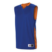 Youth Single Ply Reversible Basketball Jersey (Burnt Orange, Purple,Red,Royal) RY / BO Primary