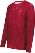 Adult Long Sleeve Print T Shirt (Black,Sky,Forest,Gold,Graphite,Kelly,Navy,Orange,Purple,Royal,Red,S