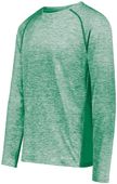 Holloway Youth Electrify Coolcore Long Sleeve Tee 222670 KELLY HEATHER Primary