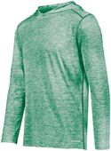 Youth Coolcore Heathered Hoodie (Forest,Gold,Kelly,Maroon,Olive,Orange,Purple,Red) KELLY HEATHER Primary