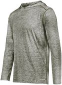 Youth Coolcore Heathered Hoodie (Forest,Gold,Kelly,Maroon,Olive,Orange,Purple,Red) OLIVE HEATHER Primary
