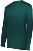 Holloway Youth Momentum Long Sleeve Tee 222823 DARK GREEN Primary