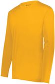 Holloway Youth Momentum Long Sleeve Tee 222823 GOLD Primary