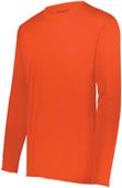 Holloway Youth Momentum Long Sleeve Tee 222823 ORANGE Primary