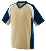 Augusta Sportswear Adult Youth Nitro Athletic Jersey VEGAS GOLD/NAVY/WHITE Primary