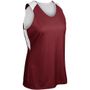 Champro Swish Basketball Jersey Womens Girls Outside: MAROON/WHITE, Inside: WHITE/MAROON Primary