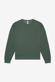 Bella+Canvas Unisex Sponge Fleece Classic Crewneck Sweatshirt 3911 HEATHER FOREST Primary