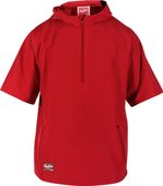 Rawlings Colorsync Short Sleeve Hoodie CSSHJ SCARLET Primary