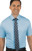 Blue Generation Mens Bonded Collar Dress Polo BG7007