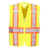 Portwest Hi-Vis Mesh X Back Expandable Breakaway Vest US393