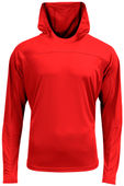 A4 Airflex Long Sleeve Hooded Tee N3524 SCARLET Primary