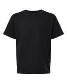 American Apparel Youth Fine Jersey Tee 2001 BLACK Primary