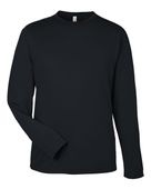 Core365 Unisex Capital Long Sleeve Performance T-Shirt CE10L BLACK Primary