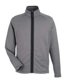 Core365 Men's Venture Heathered Stripe Full-Zip CE72
