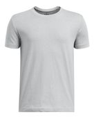 Under Armour Youth Athletics Boys' Short Sleeve Shirt 1383287 012 - MOD GRAY LIGHT HEATHER/BLACK Primary