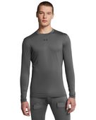 Under Armour Hockey Grippy Men's Fitted Long Sleeve Shirt 1386936 025 - CASTLEROCK/BLACK Primary