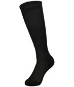 Adult Knee-High Sports Socks (AM -Black)