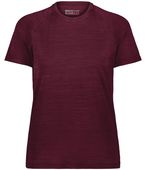 Holloway Ladies All-Pro Tee 222754 MAROON HEATHER Primary