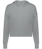 Holloway Girls Effortless Hoodie 223493 PEWTER Primary