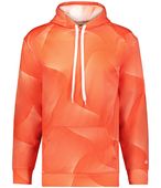 Badger Warp Fleece Hoodie 141300 BURNT ORANGE WARP (BA) Primary