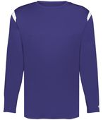 Badger On The Rise Long Sleeve Tee 425500 PURPLE/WHITE (BA) Primary