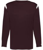 Badger On The Rise Long Sleeve Tee 425500 MAROON/WHITE (BA) Primary