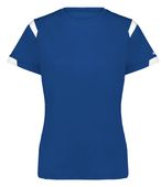 Badger Ladies On The Rise Tee 438000 ROYAL/WHITE (BA) Primary