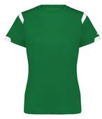 Badger Ladies On The Rise Tee 438000 KELLY/WHITE (BA) Primary