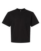 American Apparel Unisex Heavyweight Cotton Mid-Length Tee 13ML0 BLACK Primary