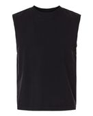 American Apparel Unisex Heavyweight Cotton Garment-Dyed Mid-Length Muscle Tee 207GD TRUE BLACK Primary