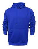 Baw Men's Heather Pullover Hooded Sweatshirts ROYAL Primary