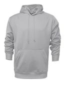 Baw Men's Heather Pullover Hooded Sweatshirts SILVER Primary