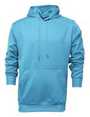 Baw Men's Heather Pullover Hooded Sweatshirts SKY BLUE Primary