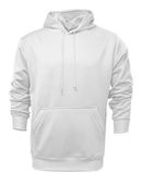 Baw Men's Heather Pullover Hooded Sweatshirts WHITE Primary