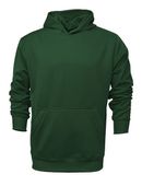 Baw Youth Heather Pullover Hooded Sweatshirts DKGREEN Primary