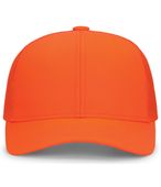 Pacific Headwear 104C Trucker Mesh Baseball Cap BLAZE ORANGE Primary