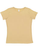 LAT Sportswear Ladies Fine Jersey Tee LATTE Primary