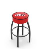 Holland Louisiana-Lafayette Blk/Chrome Bar Stool