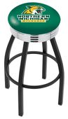 Northern Michigan U Ribbed Ring Blk/Chrm Bar Stool