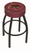 Holland Texas State Univ Black or Chrome Bar Stool