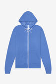Bella+Canvas Poly-Cotton Fleece Full-Zip Hoodie HEATHER COLUMBIA BLUE Primary