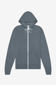 Bella+Canvas Poly-Cotton Fleece Full-Zip Hoodie STEEL BLUE Primary