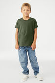 Bella+Canvas Youth Jersey Short Sleeve Tee 3001Y MILITARY GREEN Primary