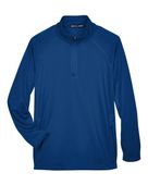 Devon & Jones Mens Stretch Tech-Shell 1/4 Jacket TRUE ROYAL Pocket